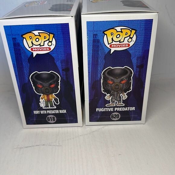 Funko Pop Movies The Predator Fugitive Predator #620 and Rory With Mask #618 - Picture 6 of 7